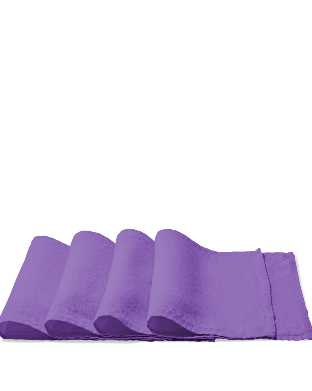 Merci - Washed linen placemat - Storm Violet