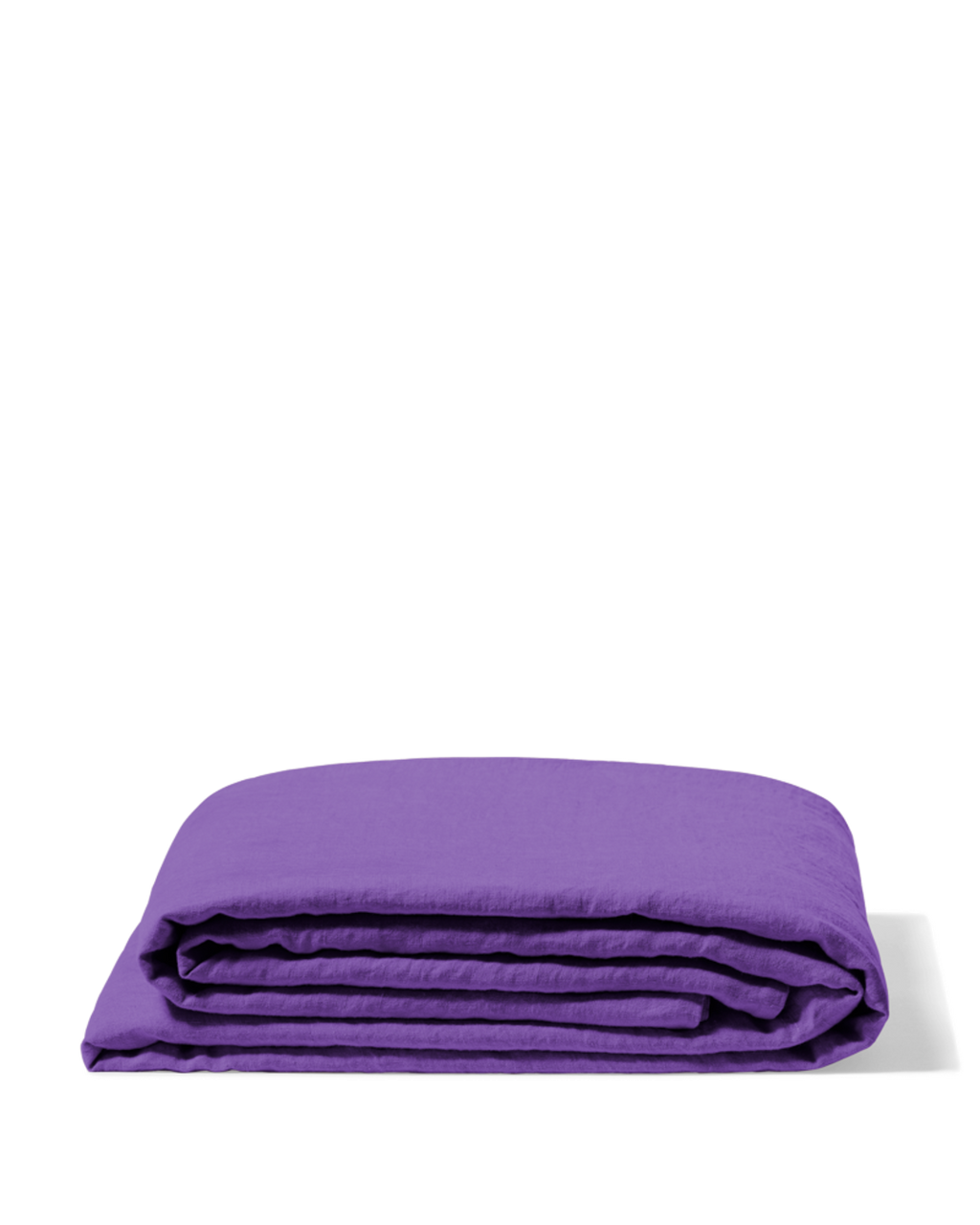 Merci - Drap Plat En Lin Lavé - Violet Orage