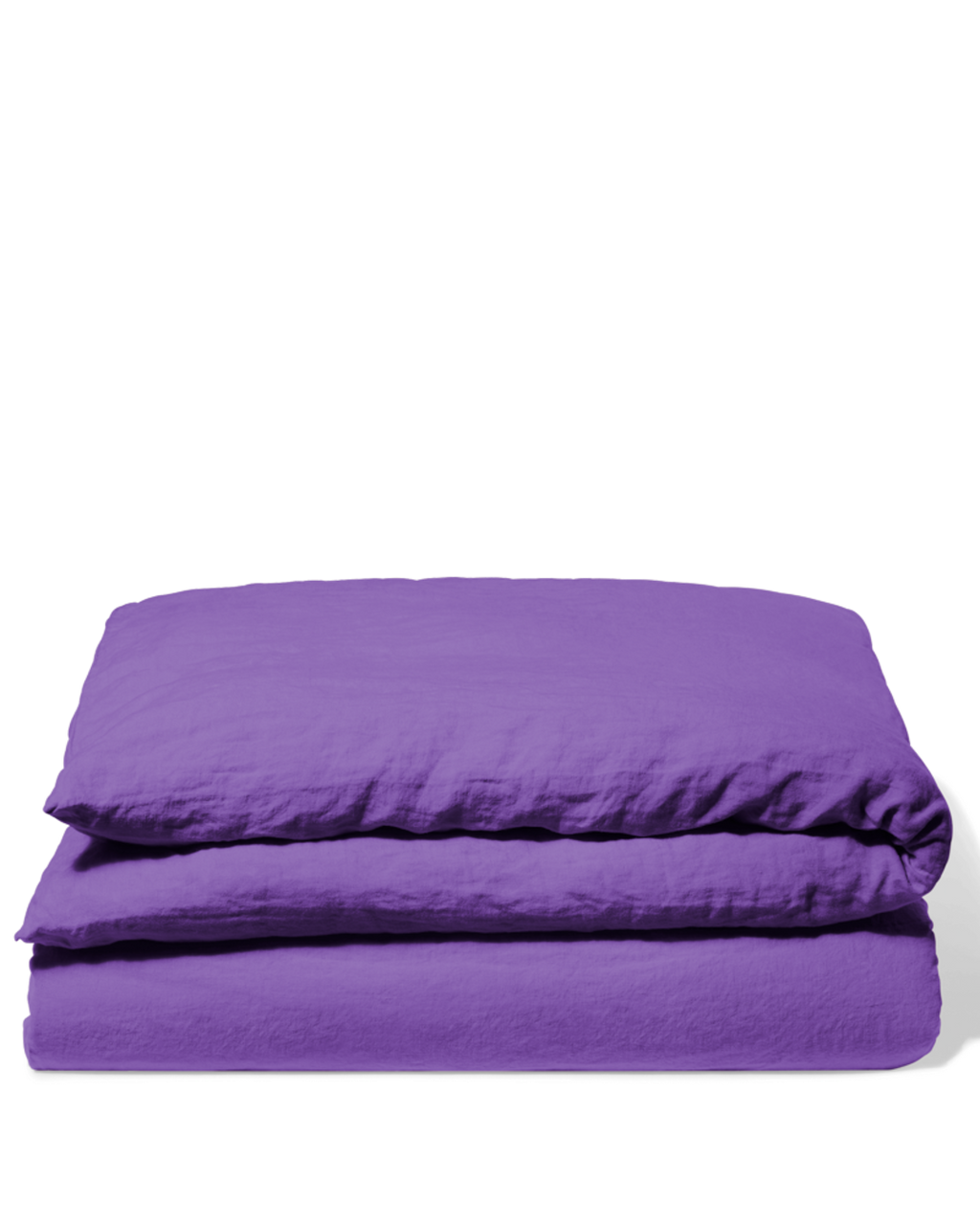 Merci - Washed linen duvet cover - Storm Violet