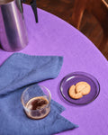 Merci - Serviette De Table En Lin Lavé - Bleu Pacifique