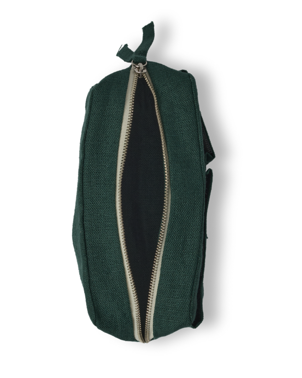 Merci - Trousse En Lin Lavé - Vert Séquoia