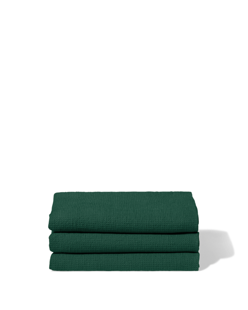 Merci - Linen bath towel - Honeycomb - Sequoia Green