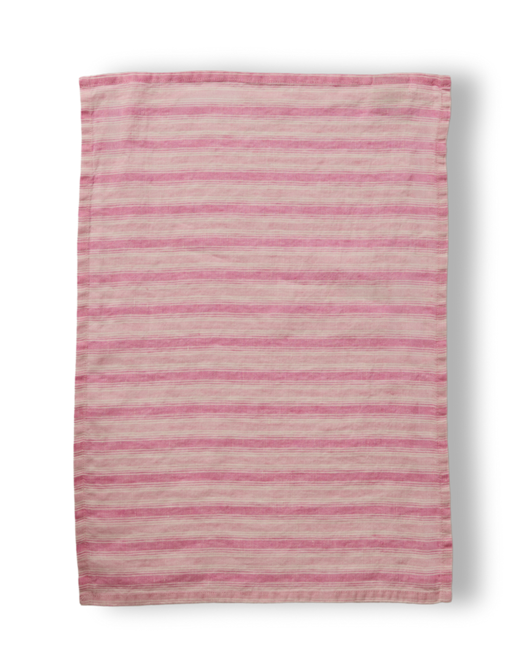 Merci - Washed linen placemat - Pink Weft Stripes