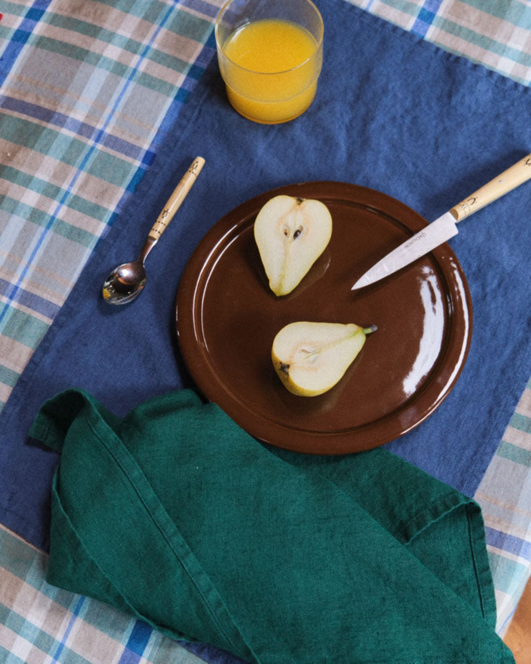 Merci - Washed linen napkin - Sequoia Green