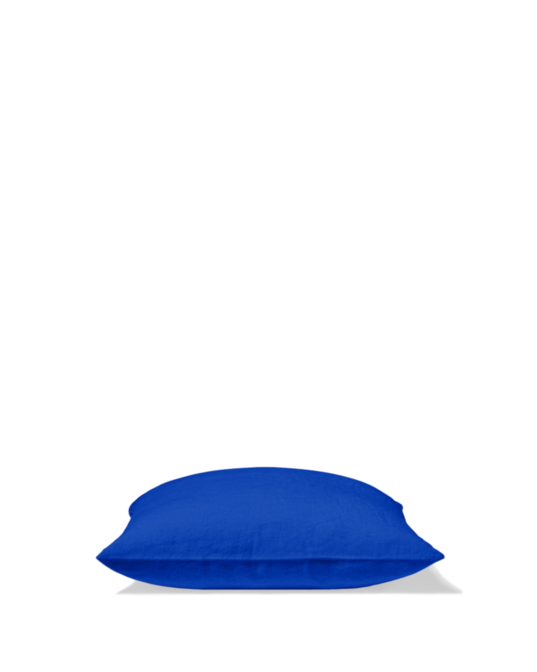 Merci - Washed linen pillowcase - Blue Cobalt-60