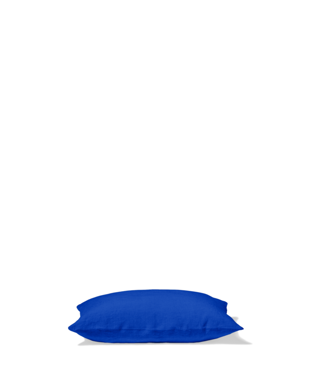 Merci - Washed linen pillowcase - Blue Cobalt-60