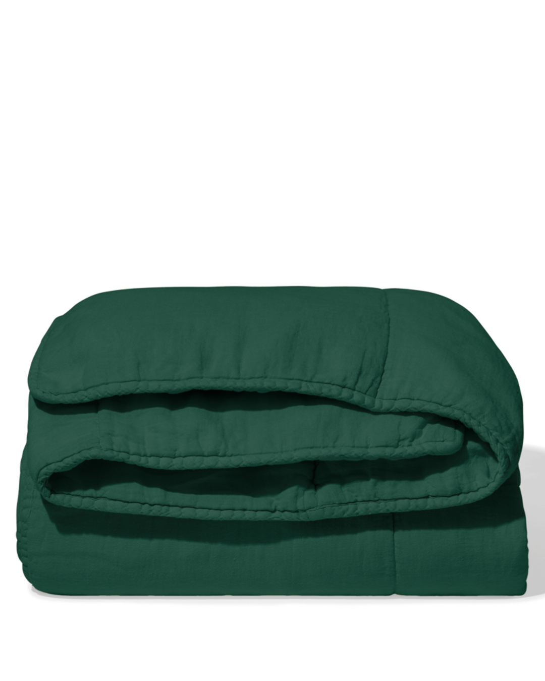 Merci - Pure washed linen quilt - Sequoia Green