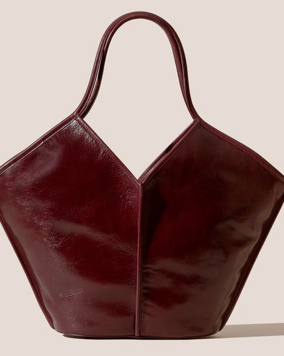 Hereu - Calella Distressed Leather Bag - Burgundy