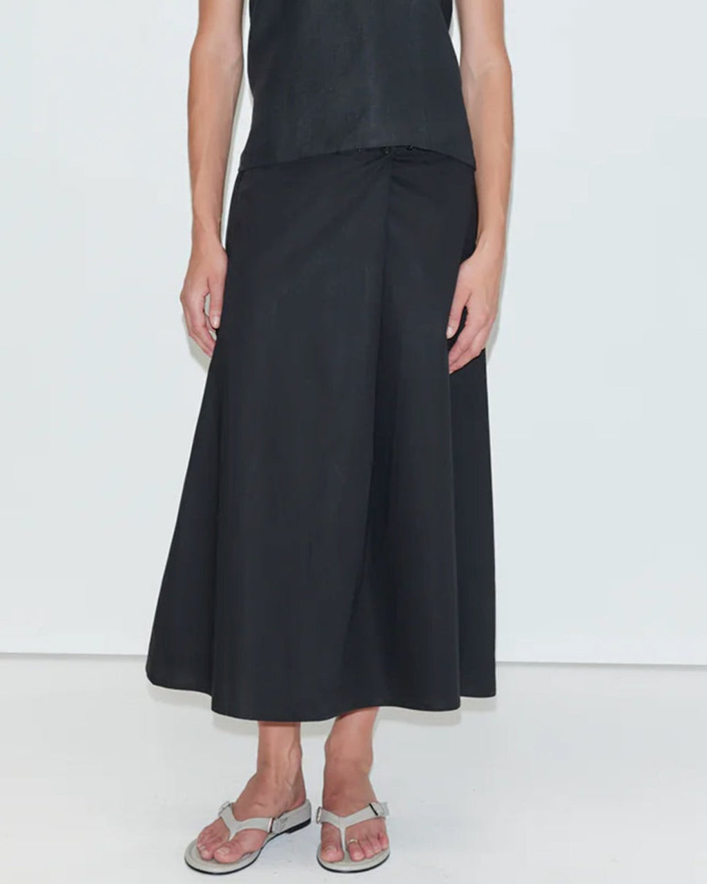 Deiji Studio - Wrap Skirt - Black