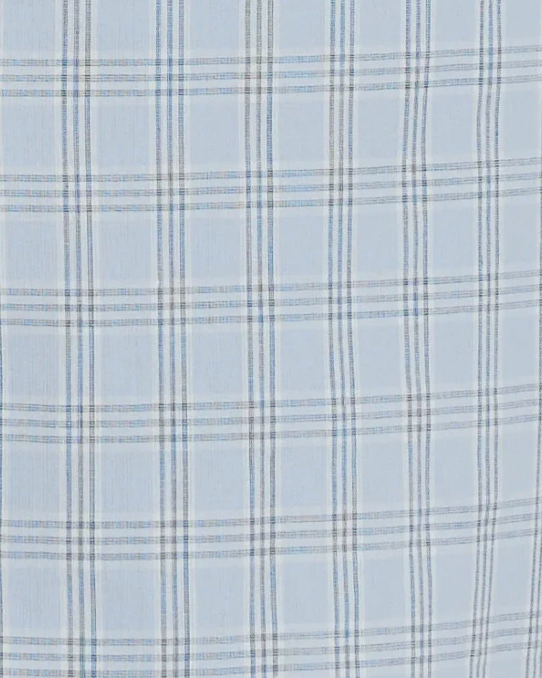 Deiji Studio - Drawstring Shirt - Checks Blue