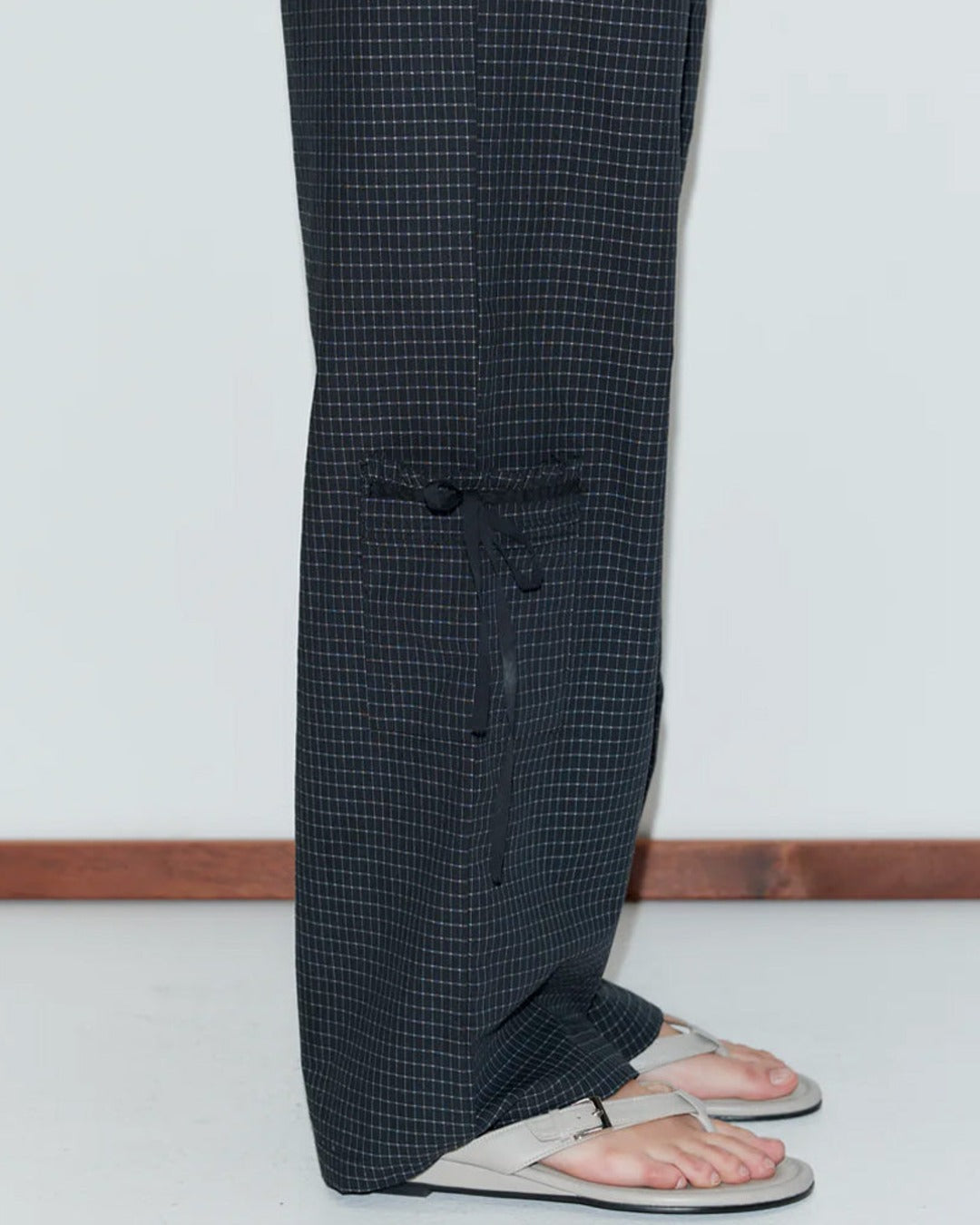 Deiji Studio - Grosgrain Pants - Mono Grid