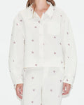 Deiji Studio - Long Boxy Set - Floral Stripes