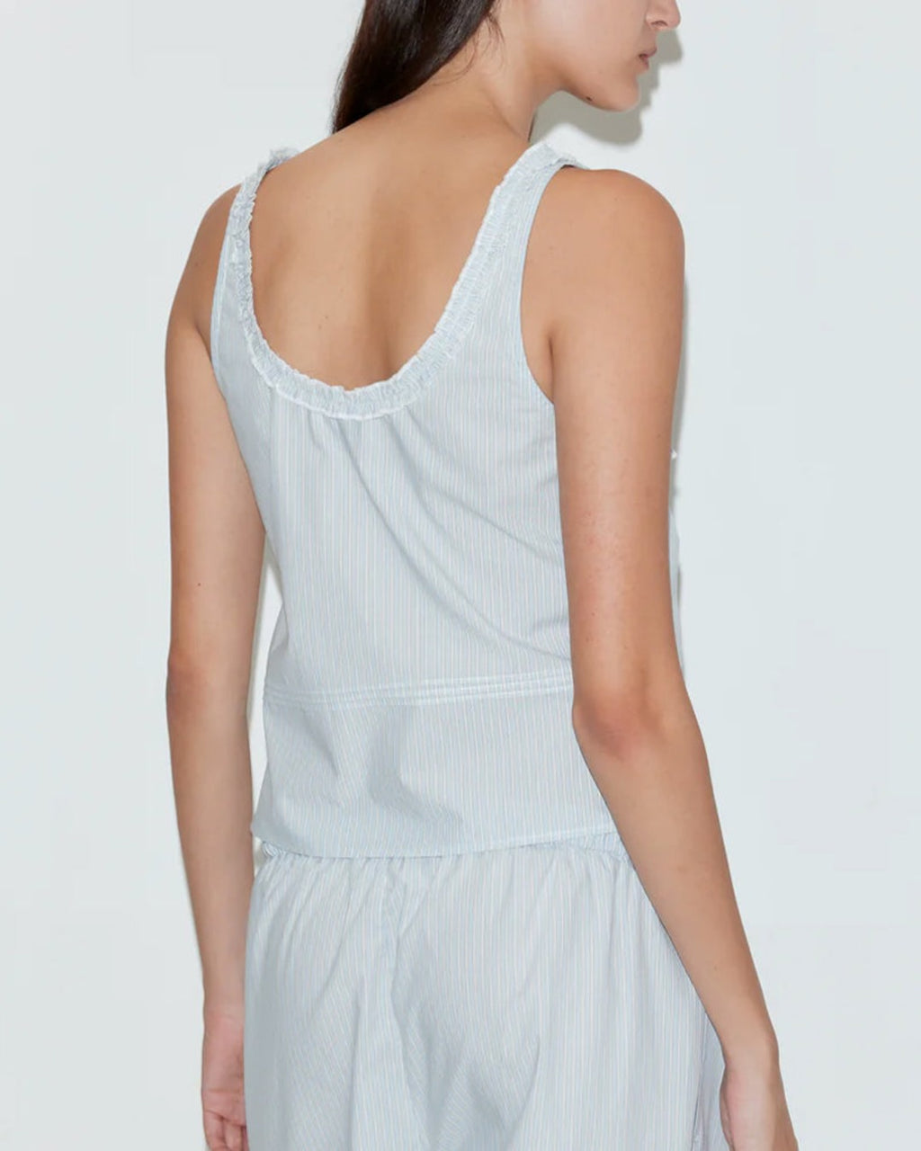 Deiji Studio - Top Frills - Mist Stripes