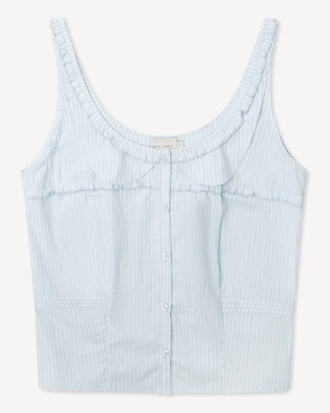 Deiji Studio - Top Frills - Mist Stripes
