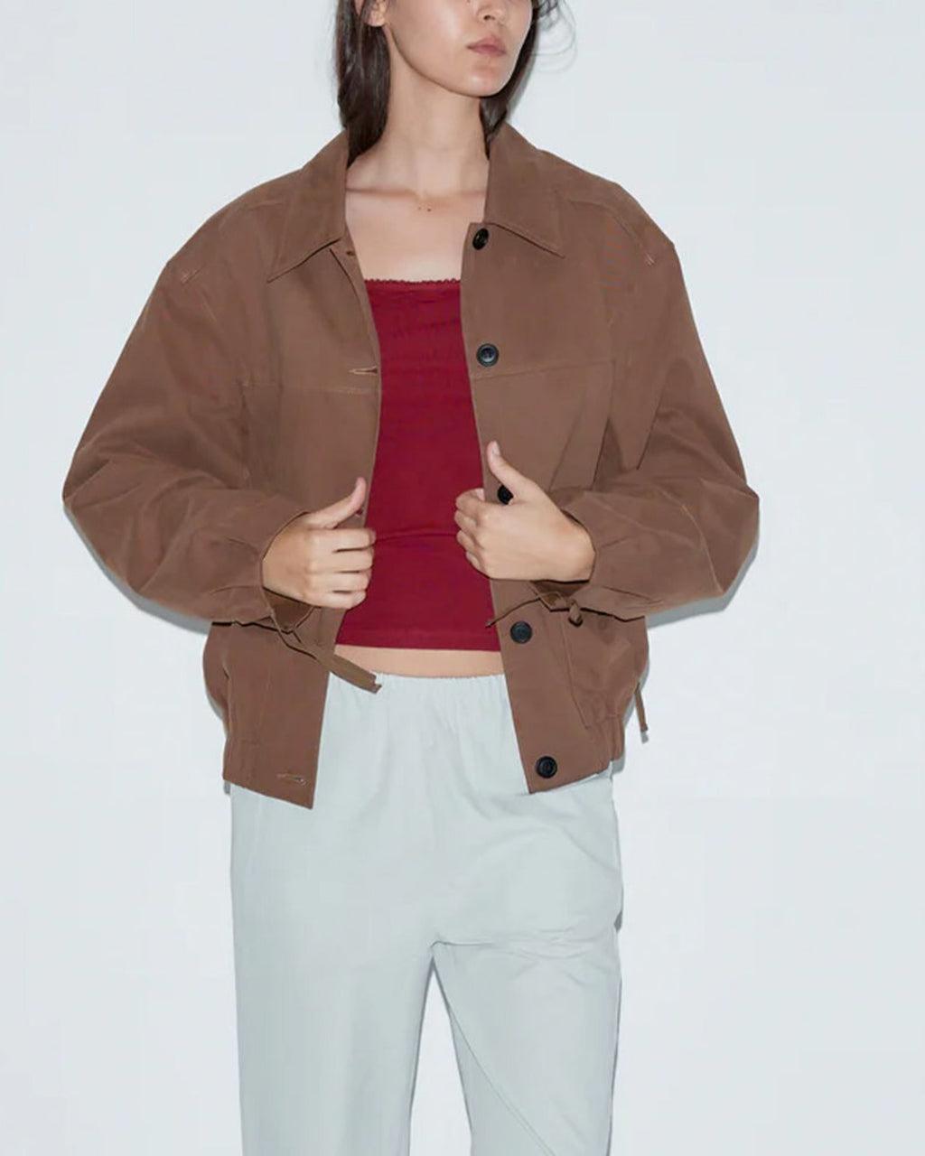 Deiji Studio - Veste Boutonnée - Marron