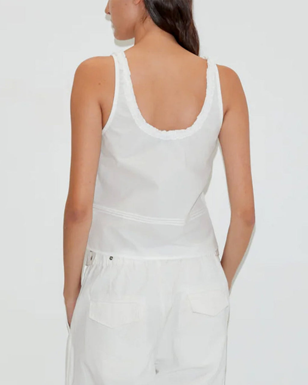 Deiji Studio - Top Frills - White
