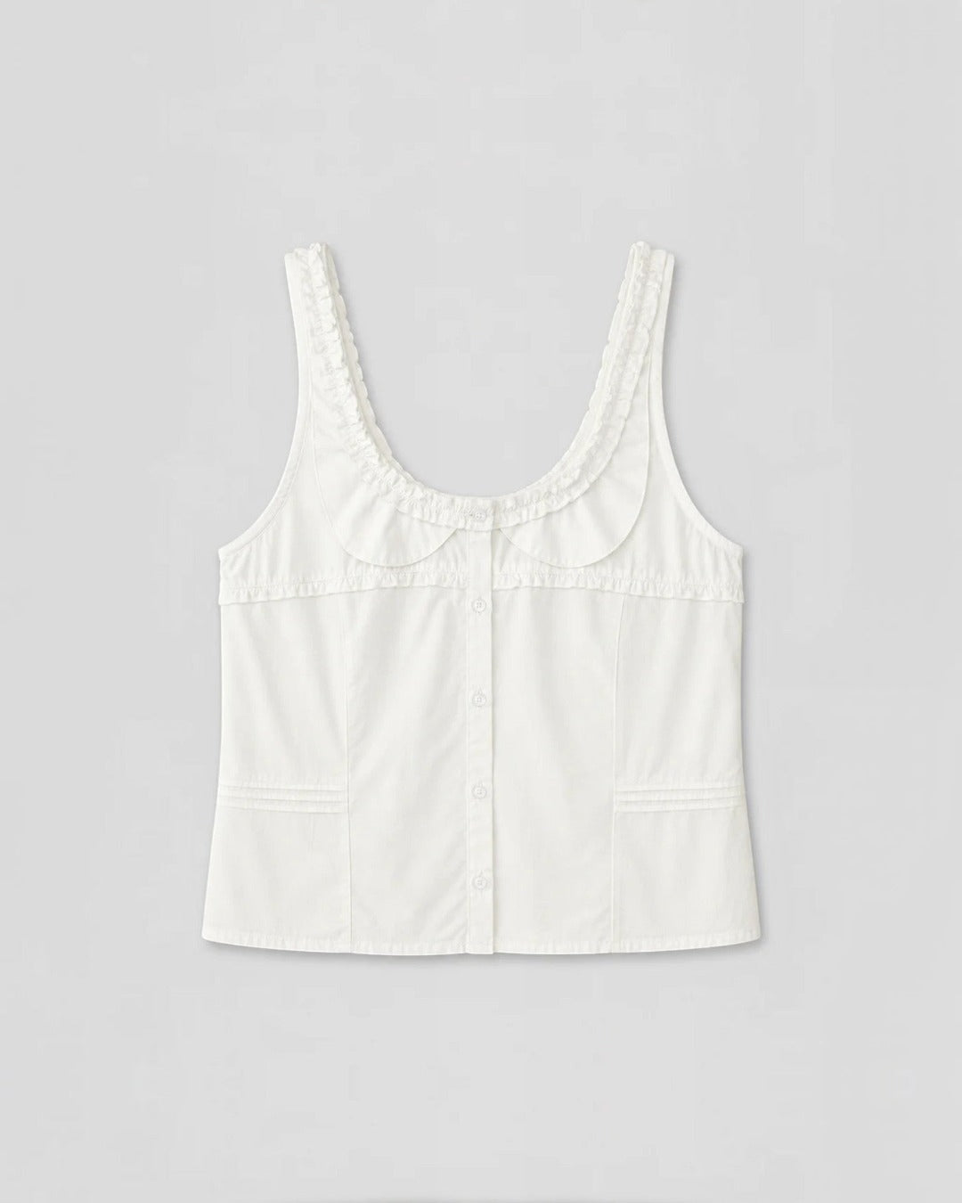 Deiji Studio - Top Frills - White