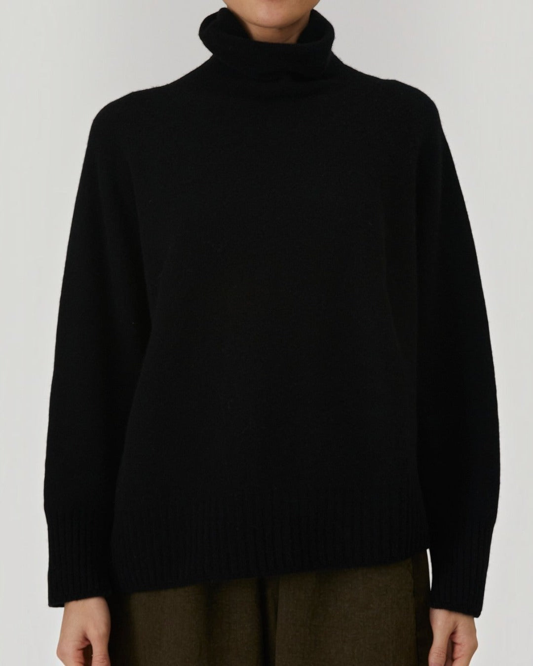 Pas De Calais - Pull Ample En Laine - Noir