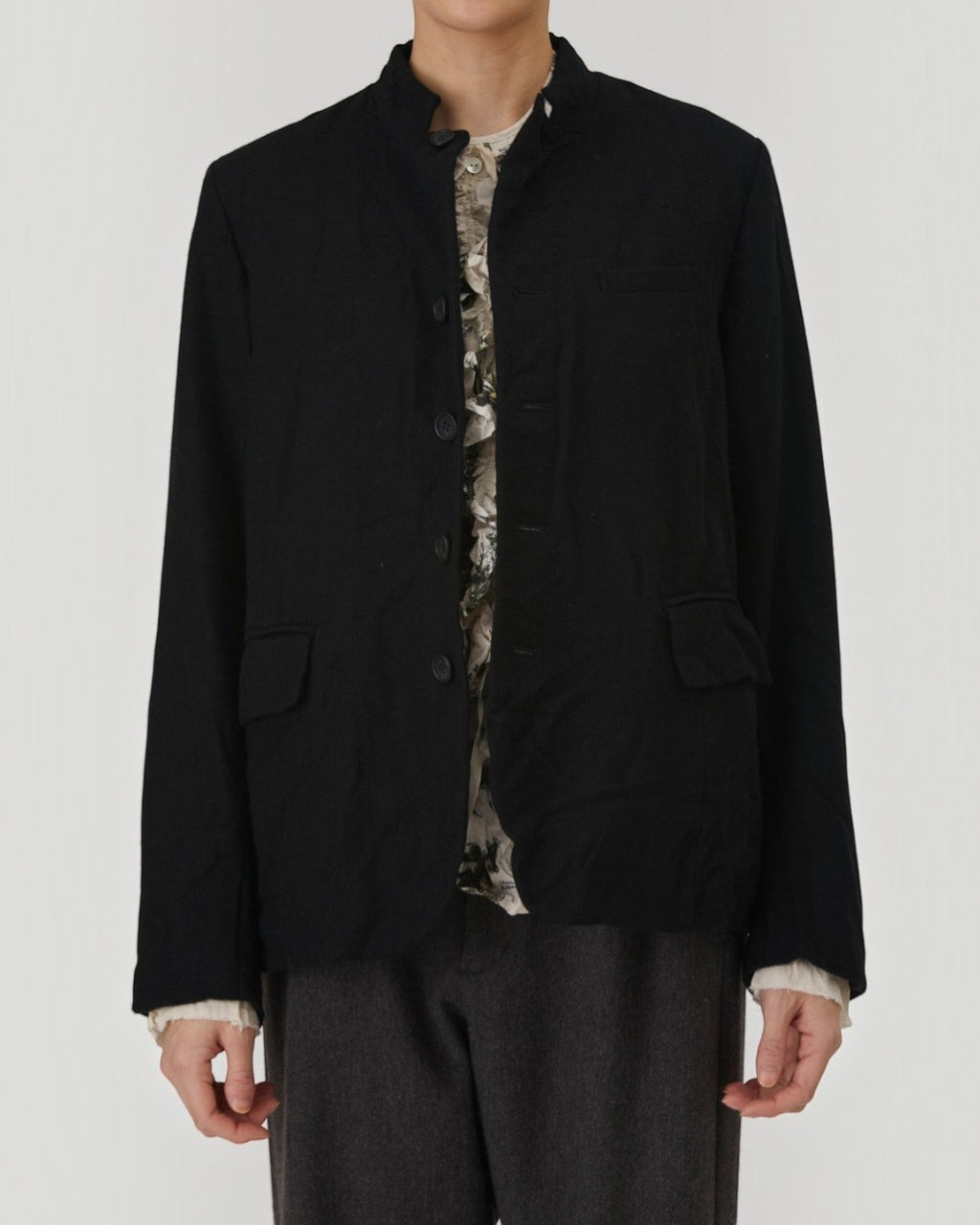 Pas De Calais - Tweed Jacket - Black