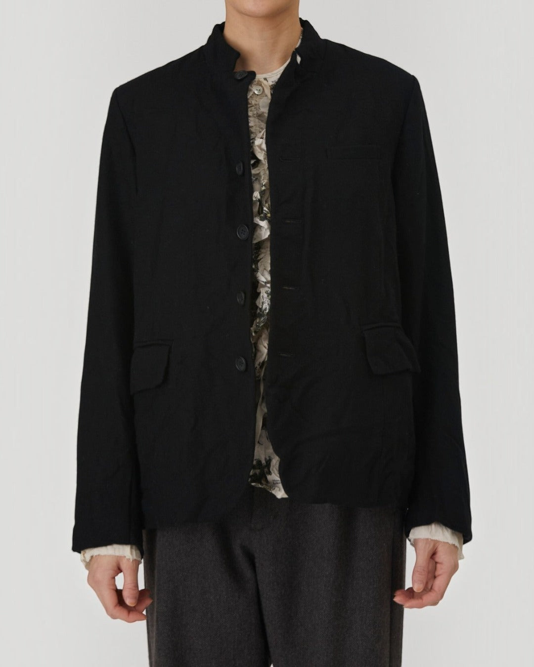 Pas De Calais - Veste Tweed - Noir
