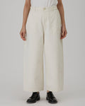 Pas De Calais - Short Wide Leg Pants - Ivory