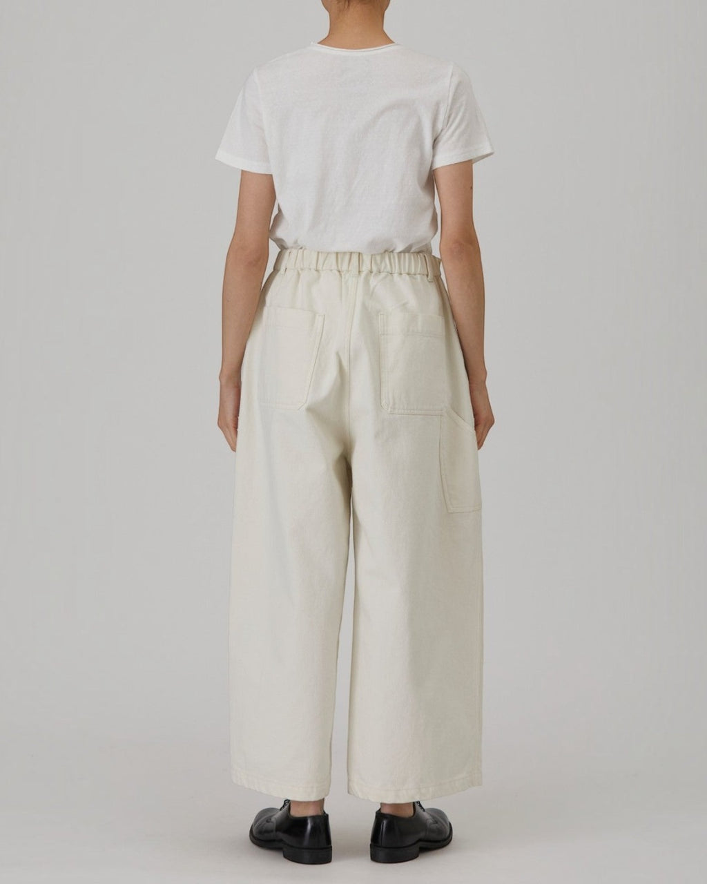 Pas De Calais - Short Wide Leg Pants - Ivory