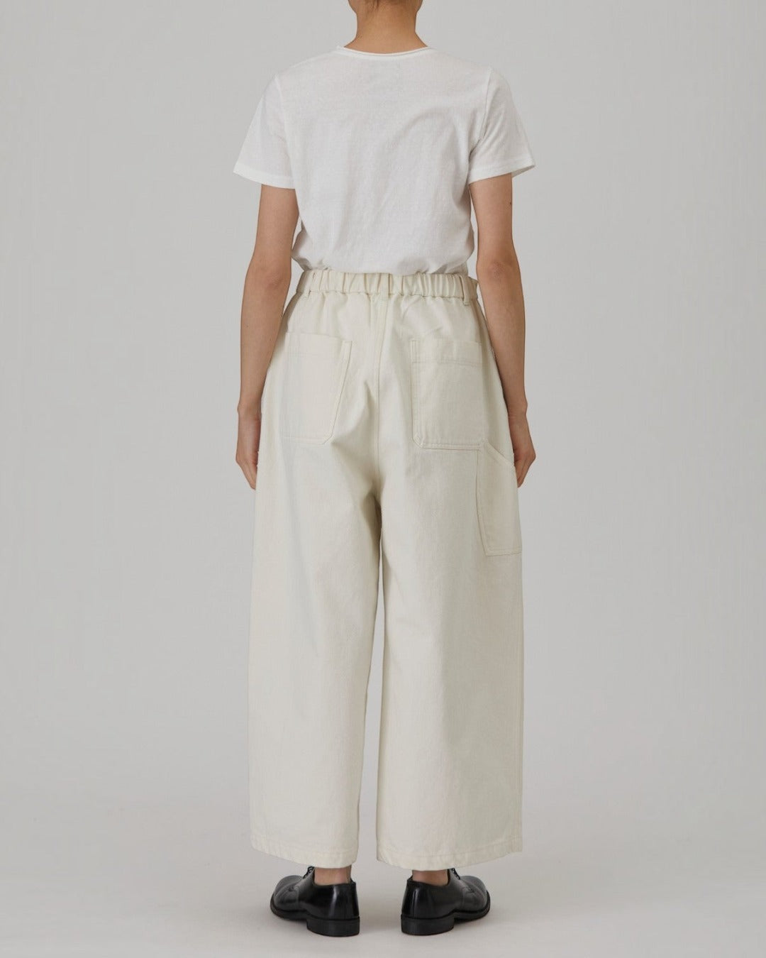 Pas De Calais - Short Wide Leg Pants - Ivory