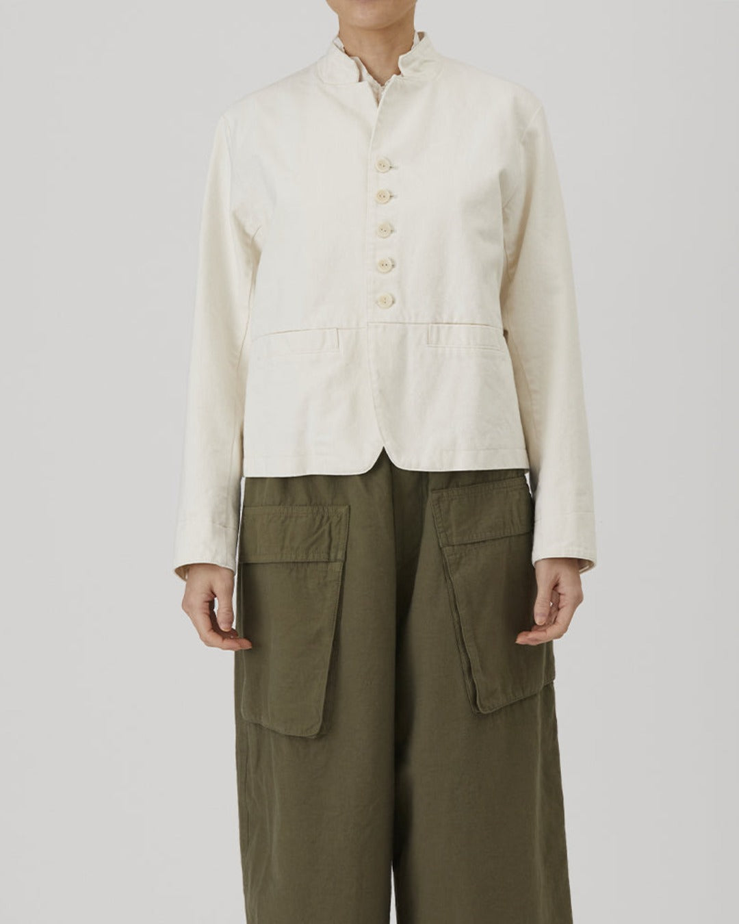 Pas De Calais - Veste Slub - Ivoire