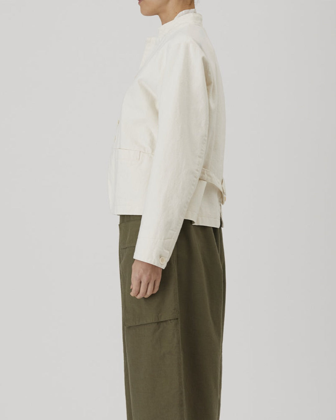 Pas De Calais - Slub Jacket - Ivory