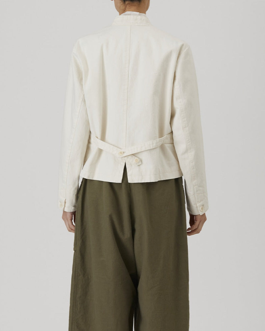 Pas De Calais - Slub Jacket - Ivory