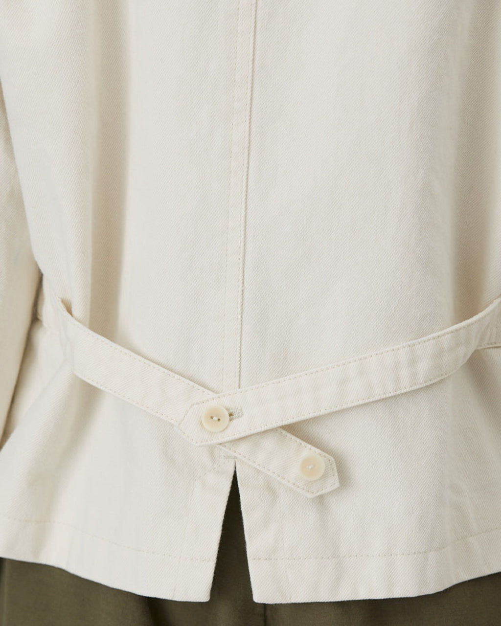 Pas De Calais - Slub Jacket - Ivory