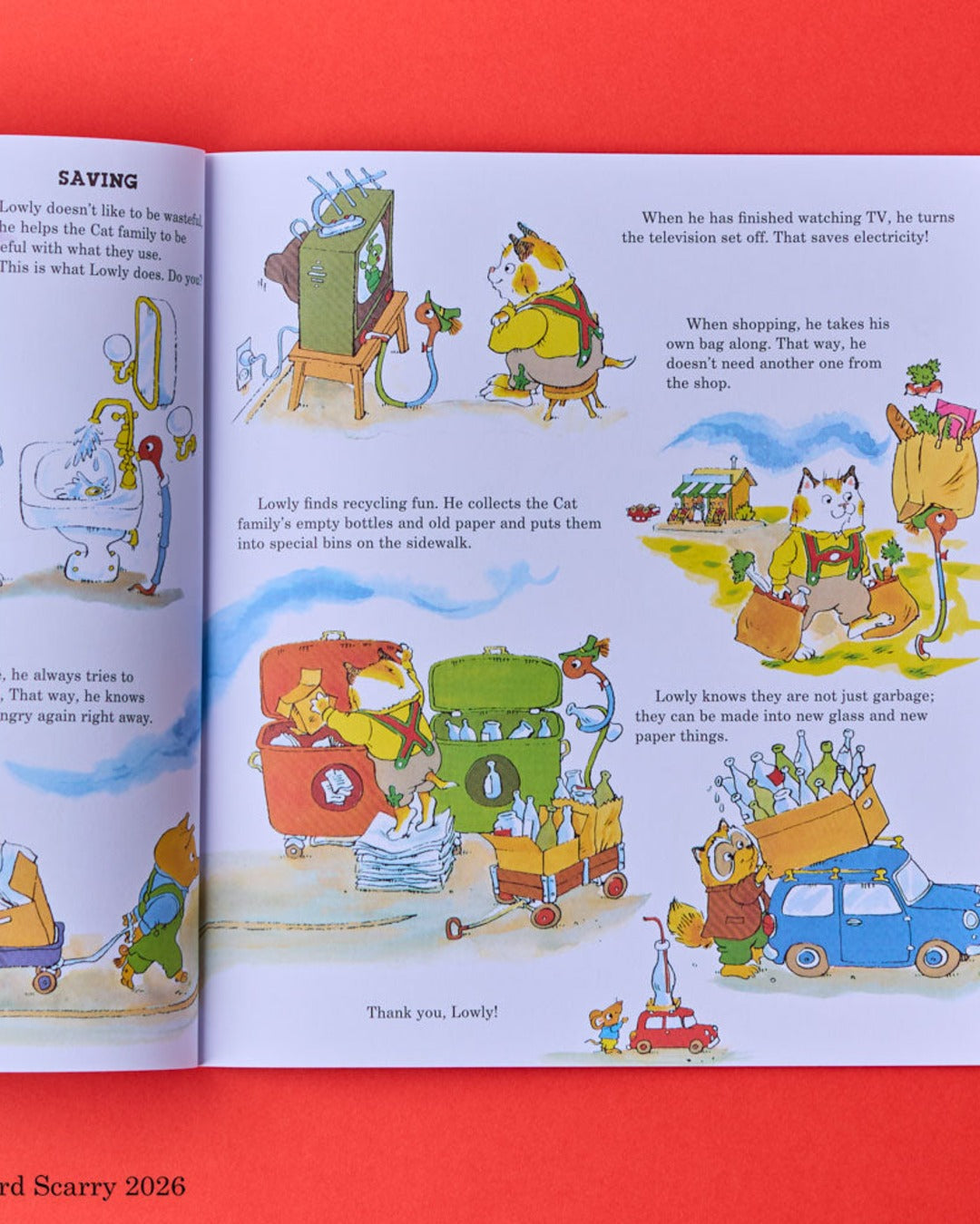 Faber & Faber - Richard Scarry Livre The Adventures Of Lowly Worm