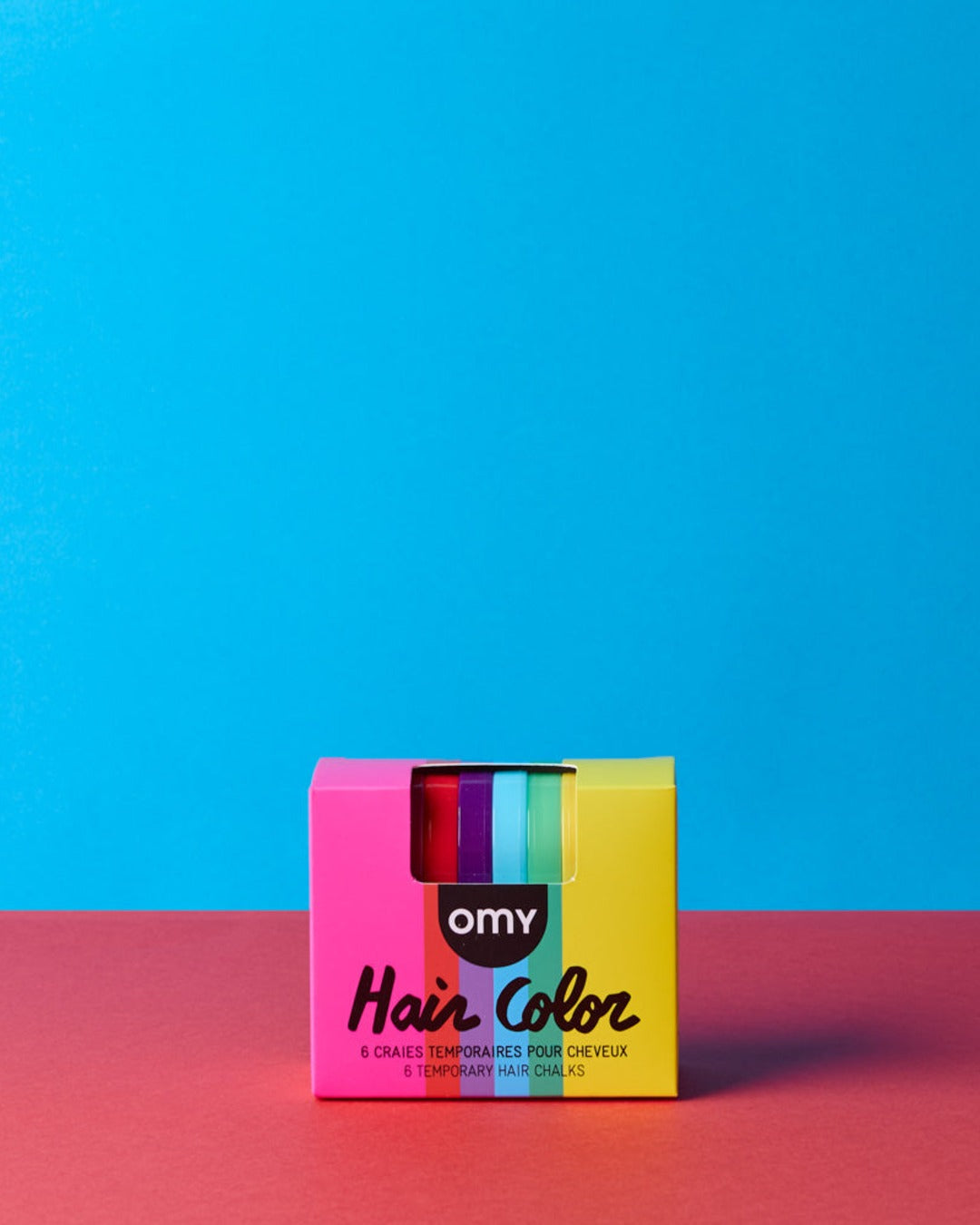 Omy - Craies Pour Cheveux - Arc-En-Ciel