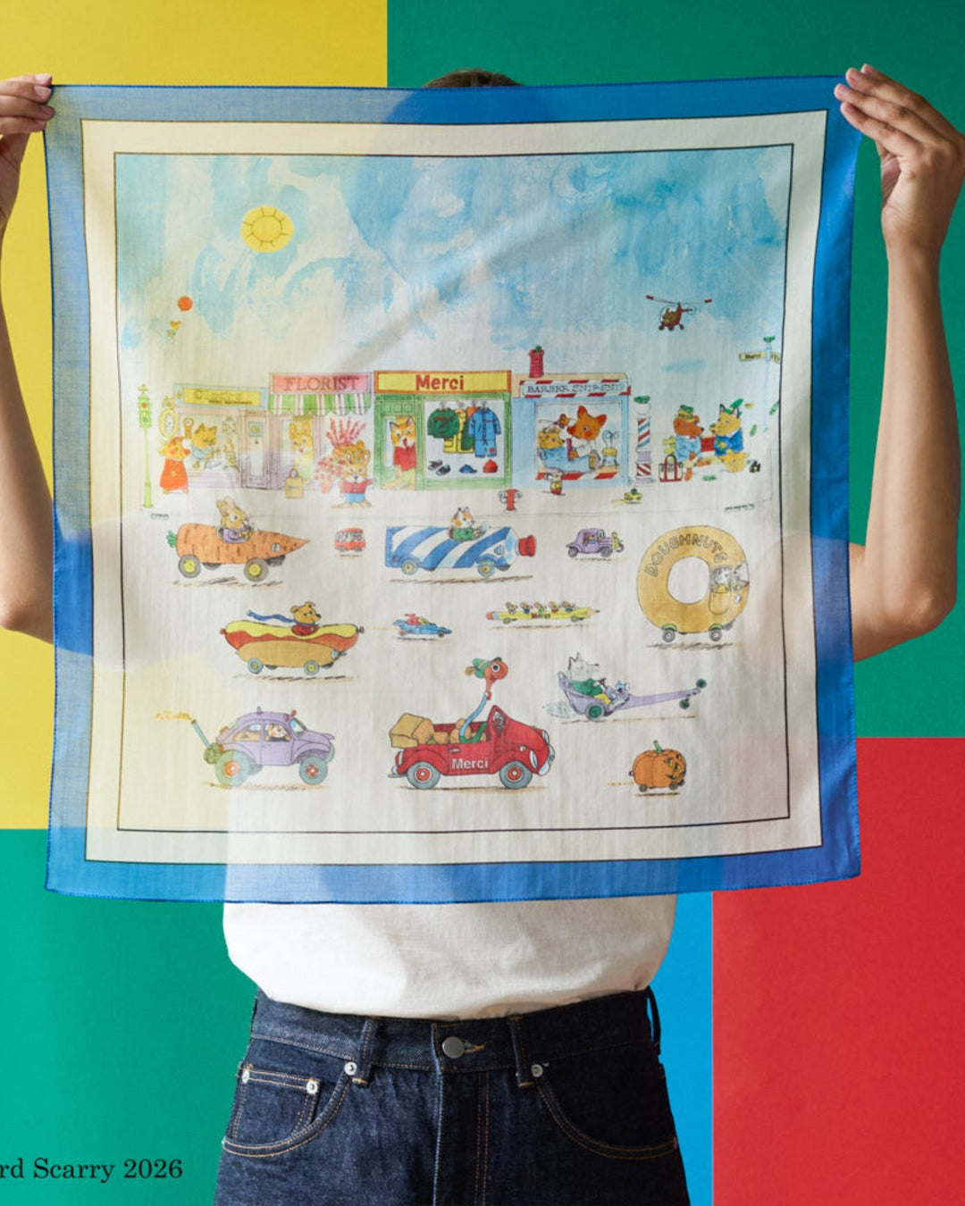 Merci x Richard Scarry - Bandana - Merci Shop