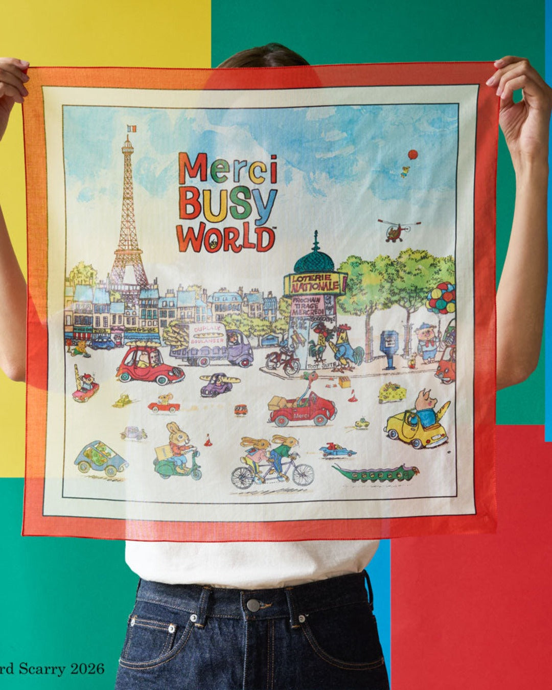 Merci x Richard Scarry - Bandana - Merci Busy World