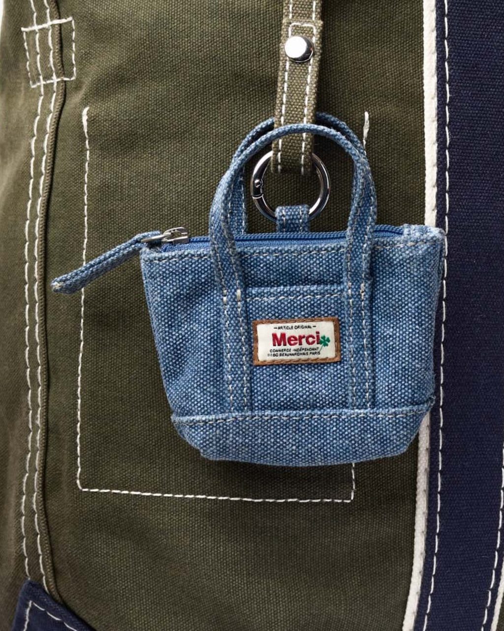 Merci - Candide Charm Coin Purse - Denim