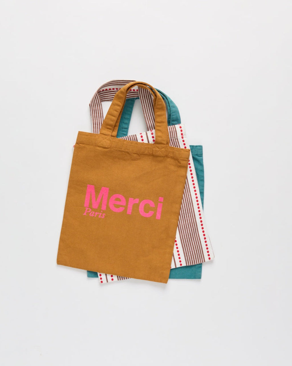 Merci - Tote Bag En Coton - Camel & Rose