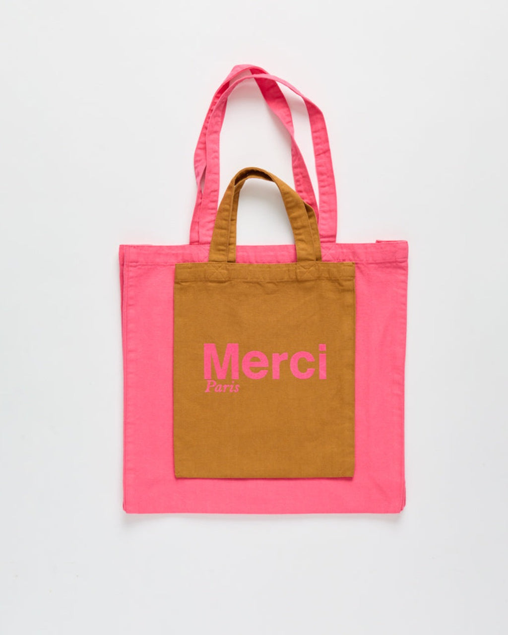 Merci - Tote Bag En Coton - Camel & Rose