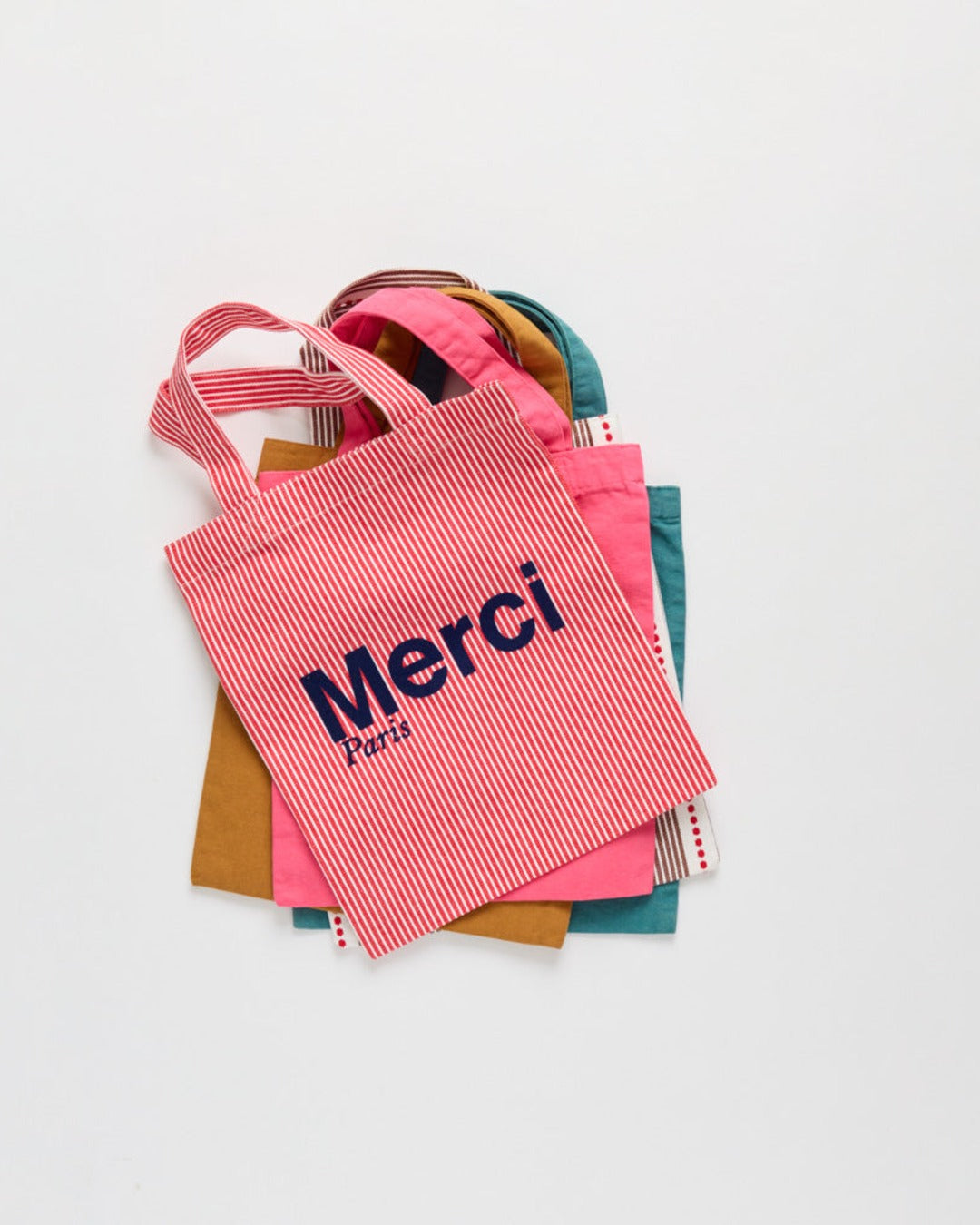 Merci - Hickory Cotton Tote Bag - Red