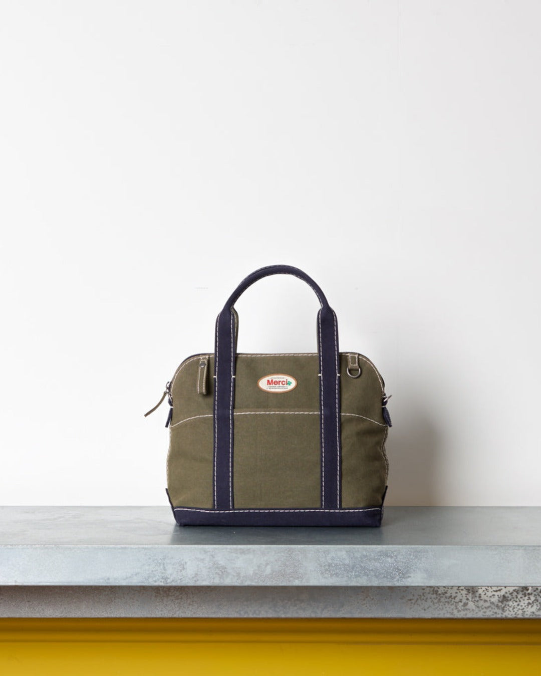 Merci - Paris Bag - Olive & Navy