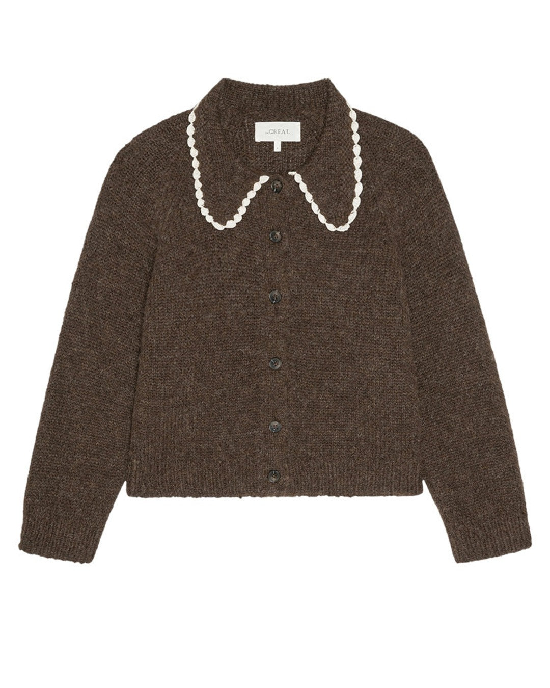 The Great - Cardigan The Crochet - Marron