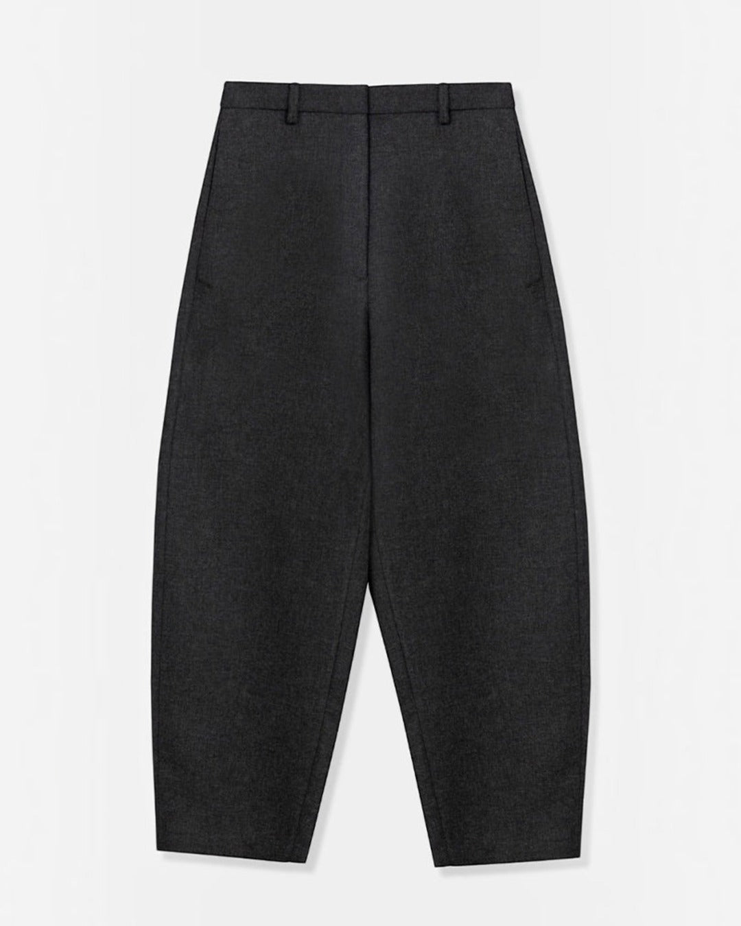 Cordera - Pantalon Cintré En Laine - Anthracite