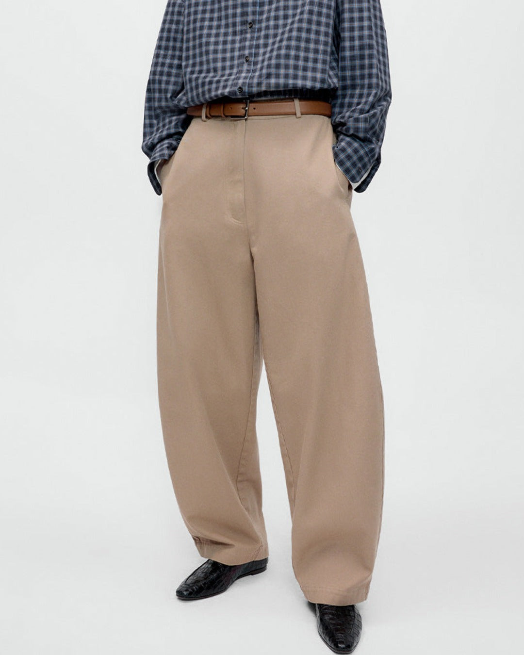 Cordera - Fitted Trousers - Camel