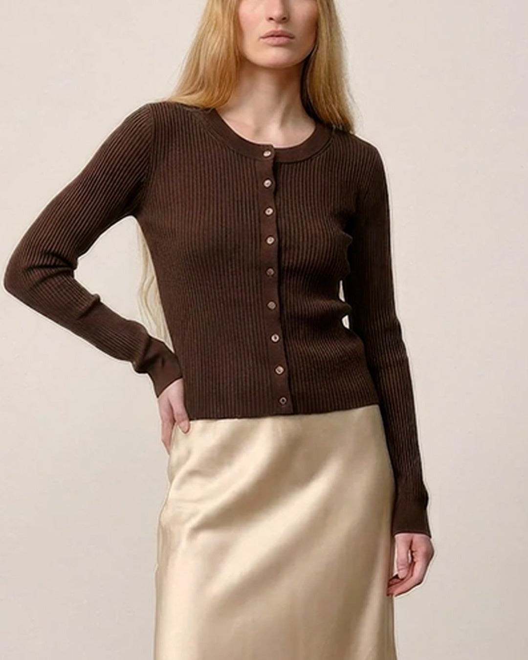 Herskind - Brooks Cardigan - Coffee