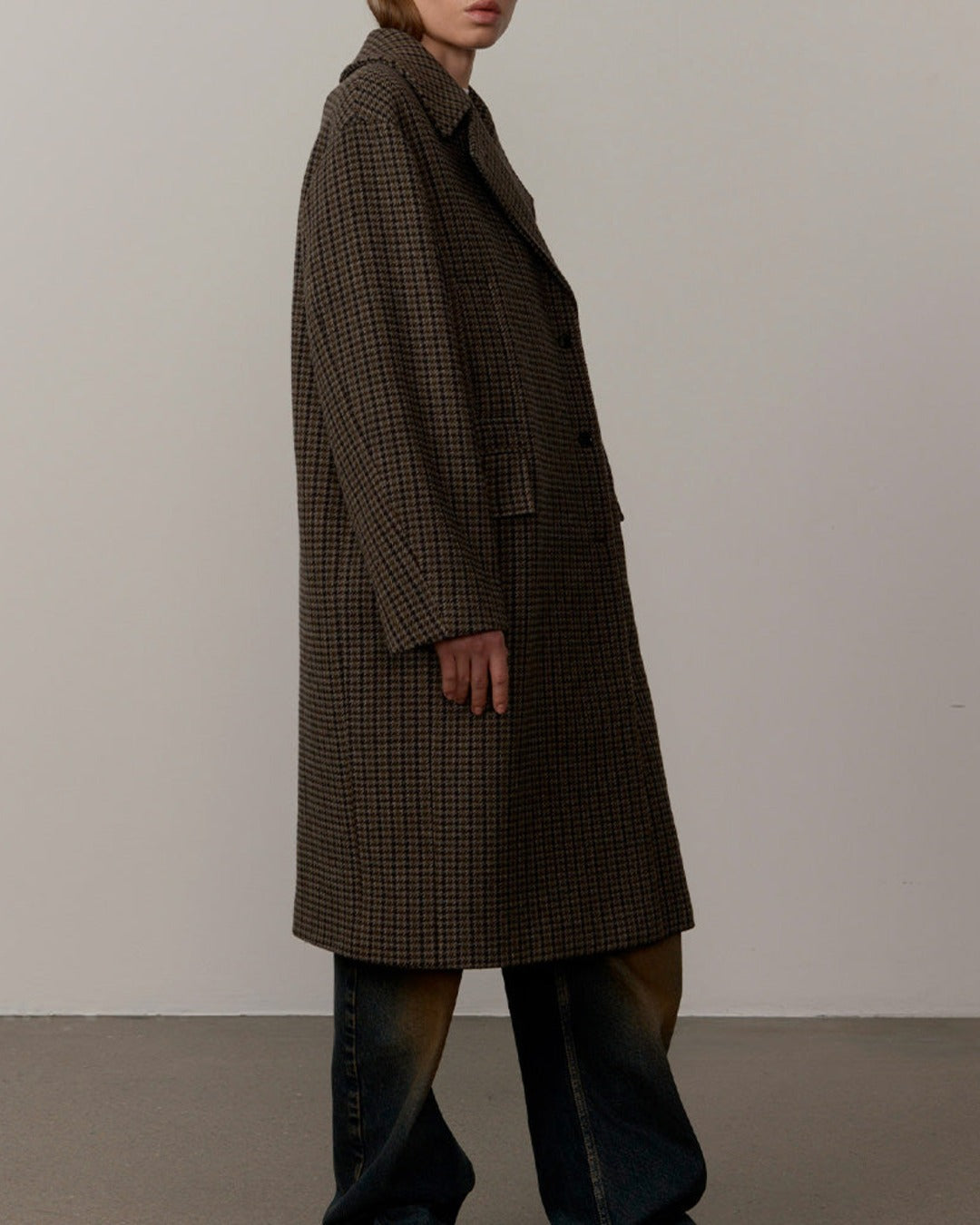 Herskind - Manteau Cat - Carreaux Marron