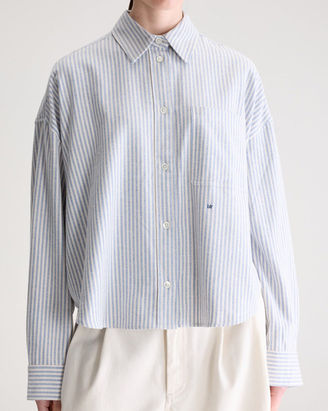 Bellerose - Chemise Jaxie S1159 - Rayures Bleu