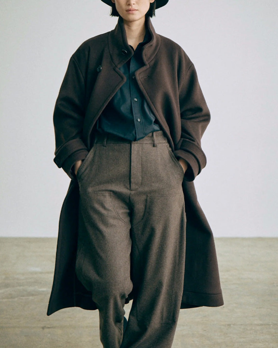 Nicholson Nicholson - Manteau Theo - Marron Foncé