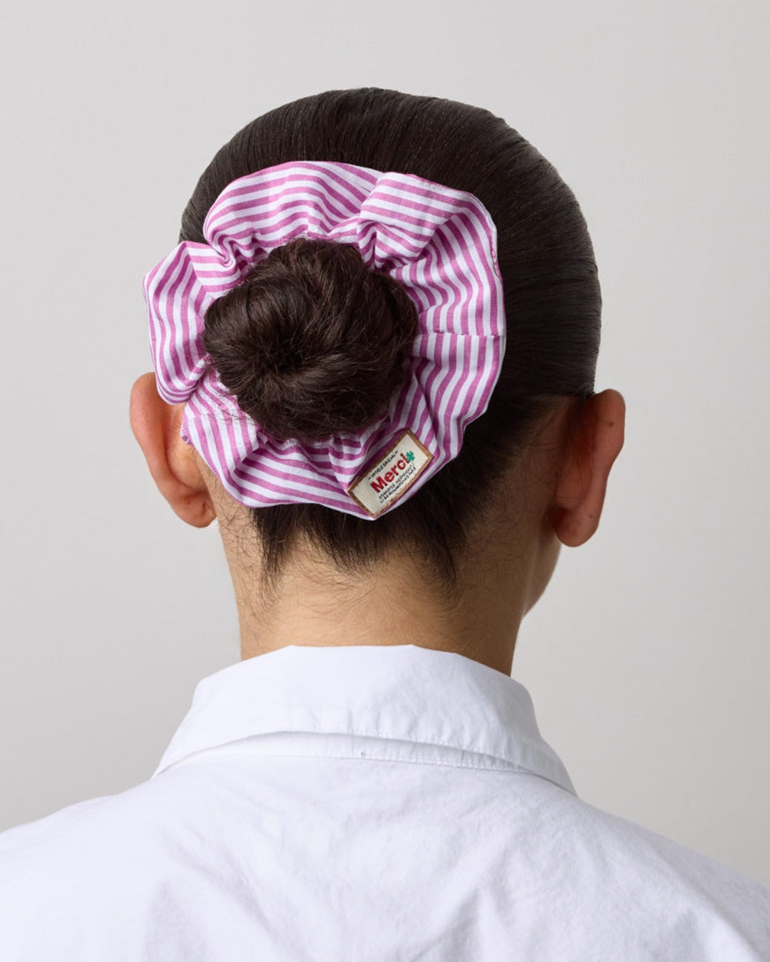 Merci - Scrunchie - Purple Stripes