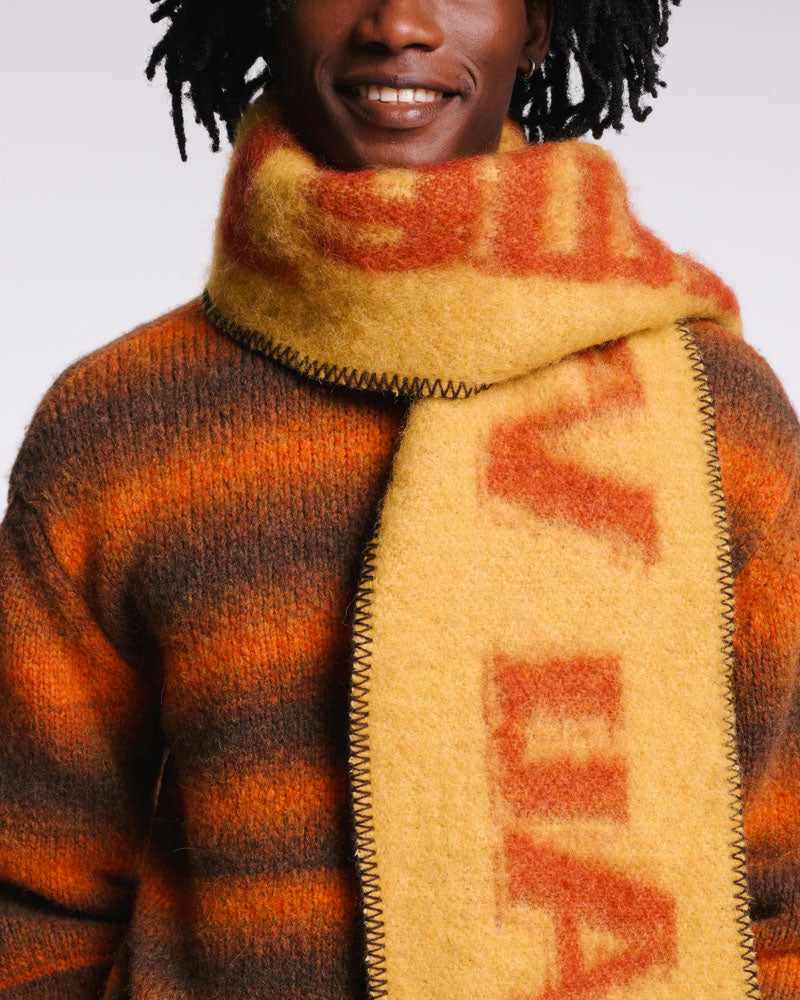 Au Vieux Campeur - Paid Leave - Stroke Scarf - Rust