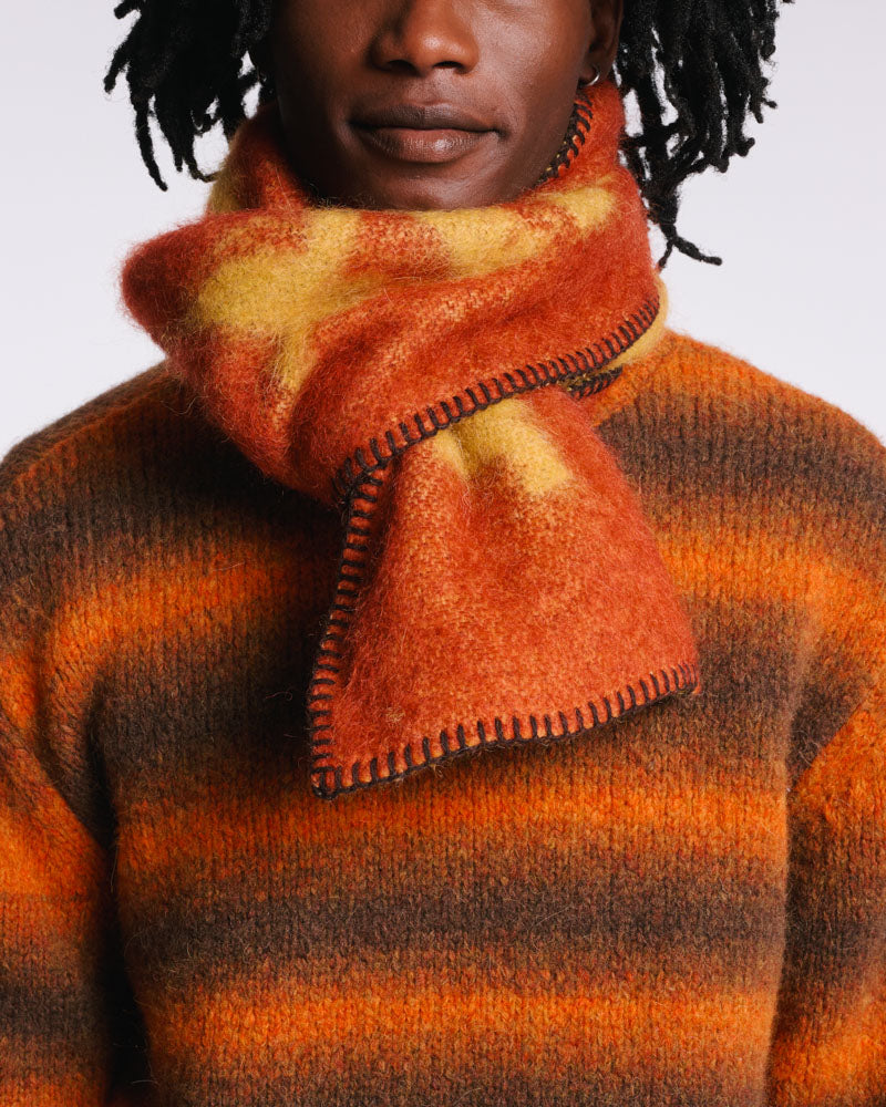 Au Vieux Campeur - Paid Leave - Stroke Scarf - Rust